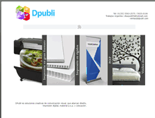 Tablet Screenshot of dpubli.com